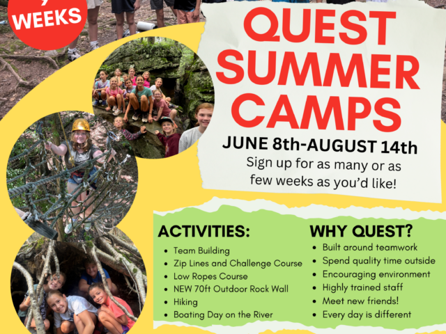 Commonwealth University Bloomsburg- Quest Outdoor Adventure Summer Camps