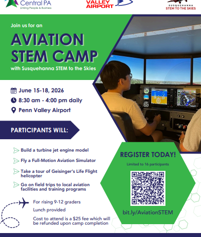 Susquehanna STEM to the Skies Aviation Camp