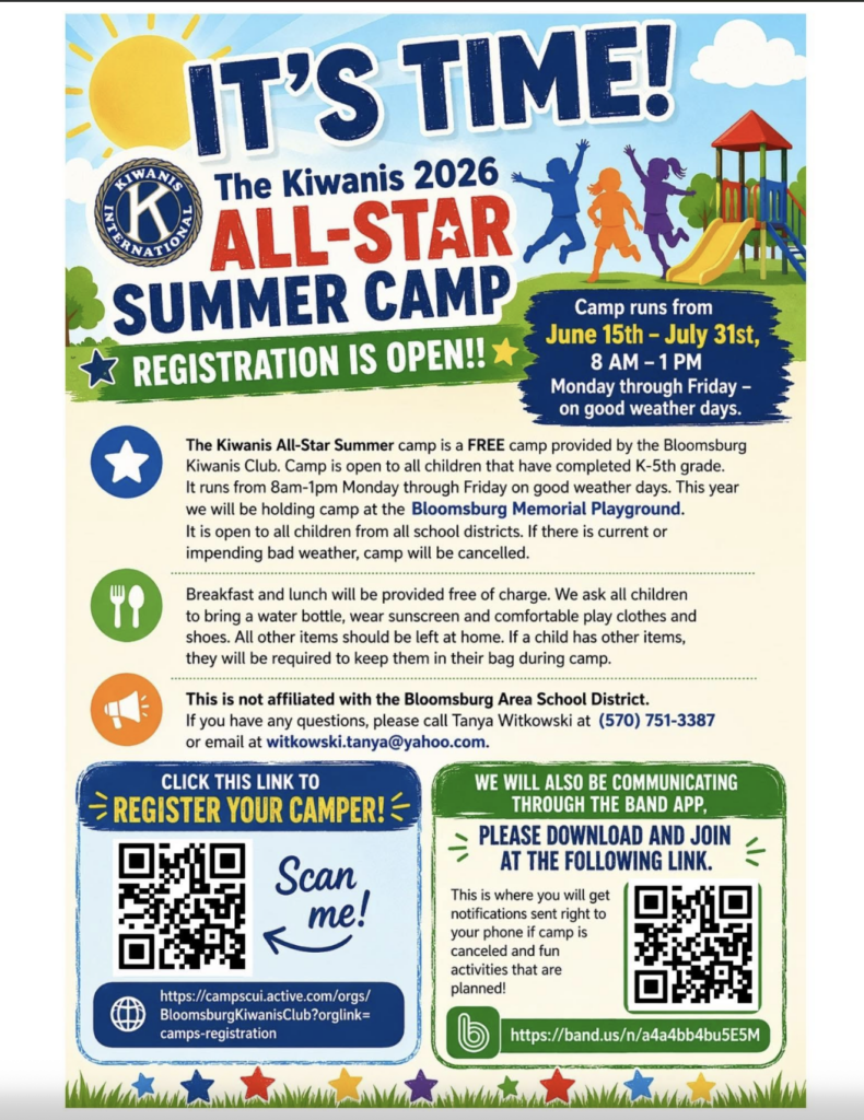 Kiwanis All-Star Summer Day Camps