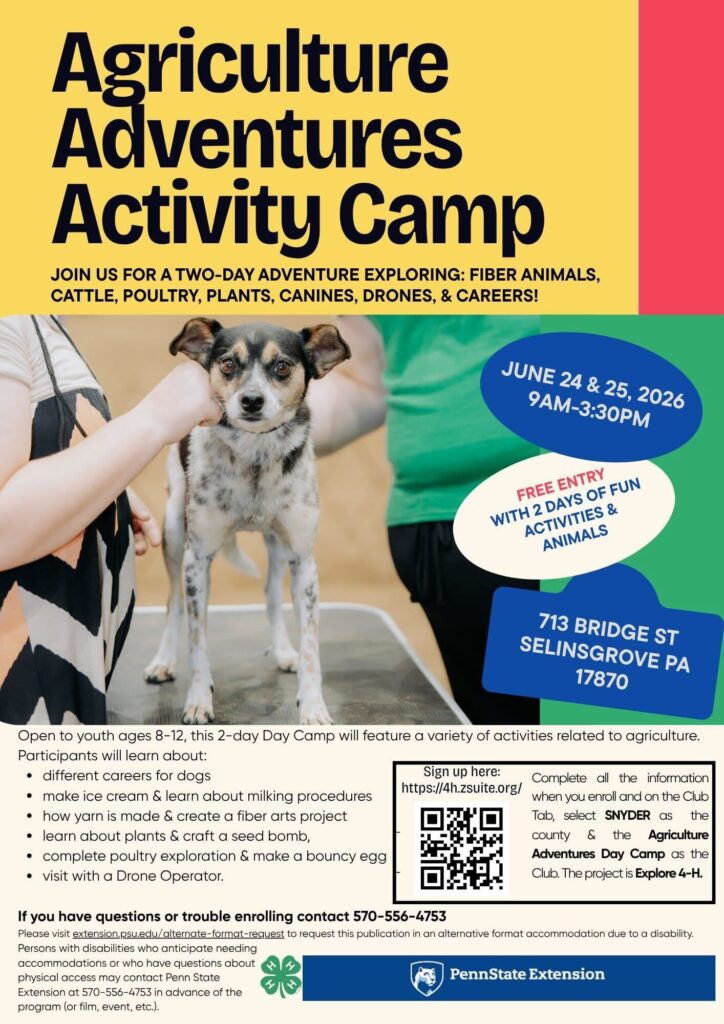 Agriculture Adventures Activity Camp