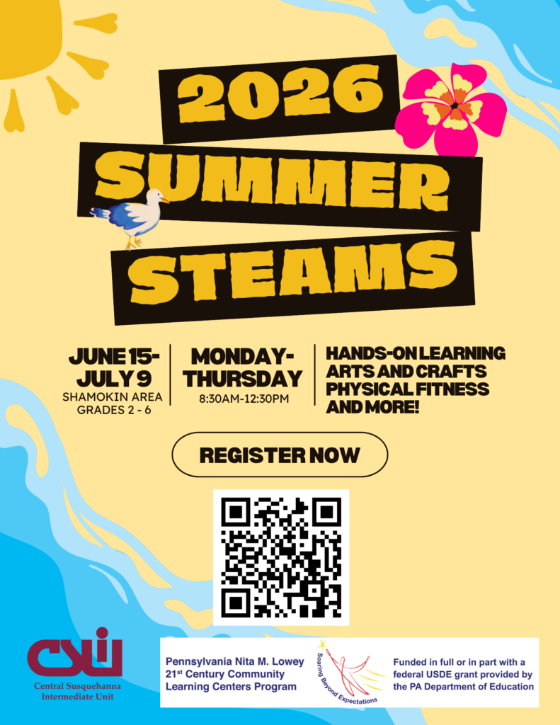 Summer STEAMS Camp- Shamokin