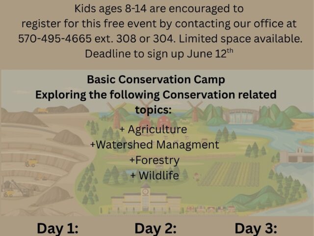 Conservation Summer Camp- Northumberland County Conservation DIstrict